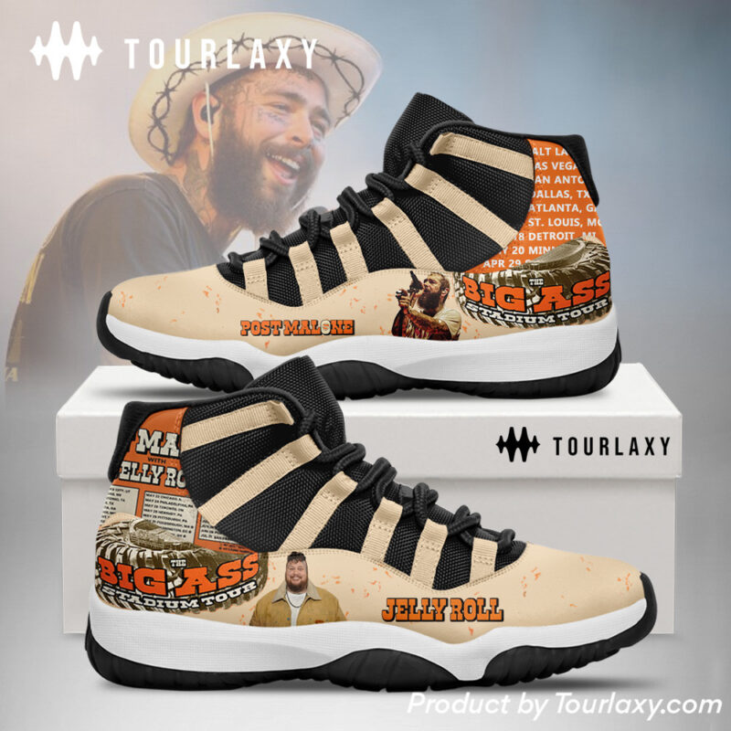 Big Ass - Jelly Roll x Post Malone J11 Shoes