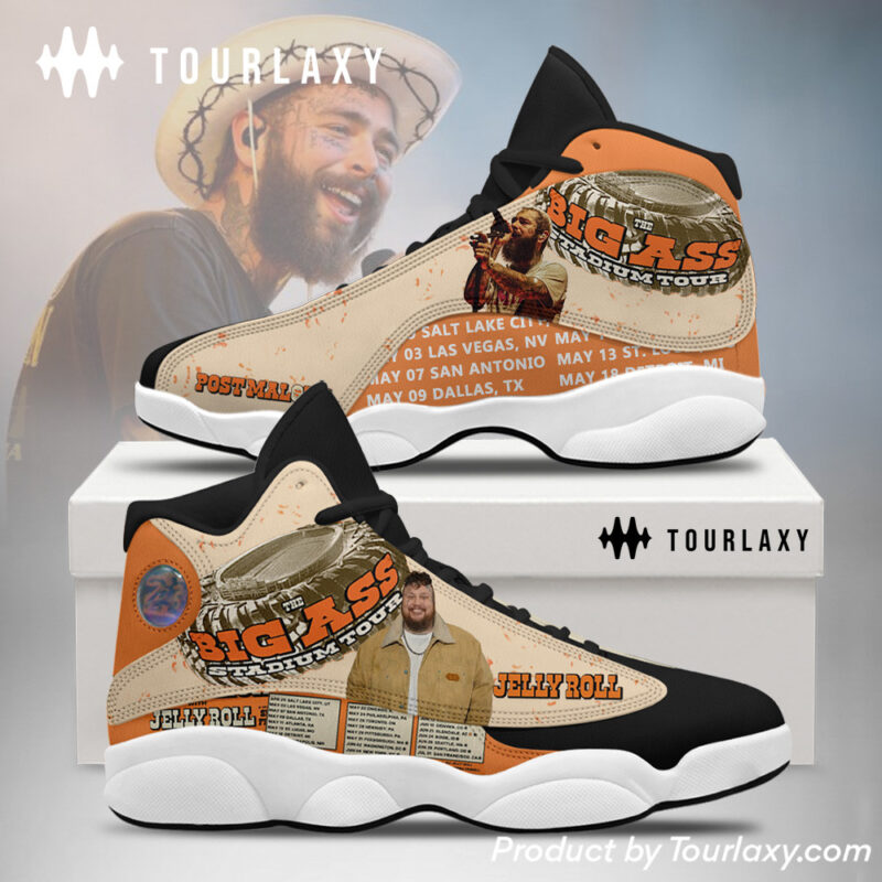 Big Ass - Jelly Roll x Post Malone J13 Shoes For Fan