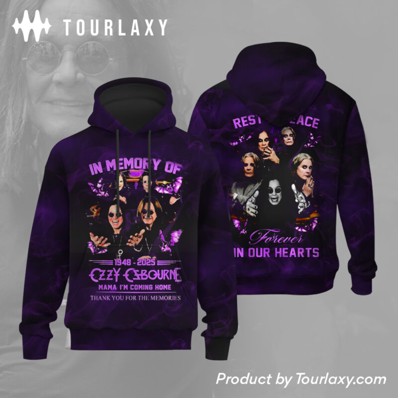 Purple Memory - Ozzy Osbourne 3D Hoodie, Sweater & Shirt