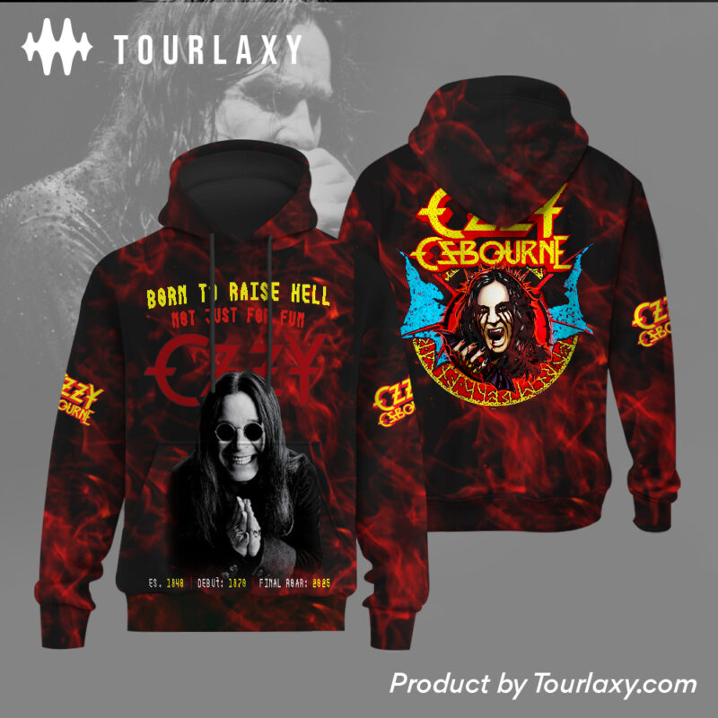 Born to Raise - Ozzy Osbourne 3D Hoodie, Sweater & Shirt
