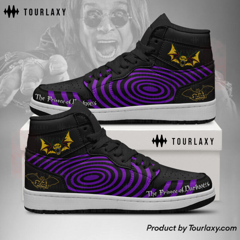 Purple - Ozzy Osbourne J1 Shoes Tourlaxy
