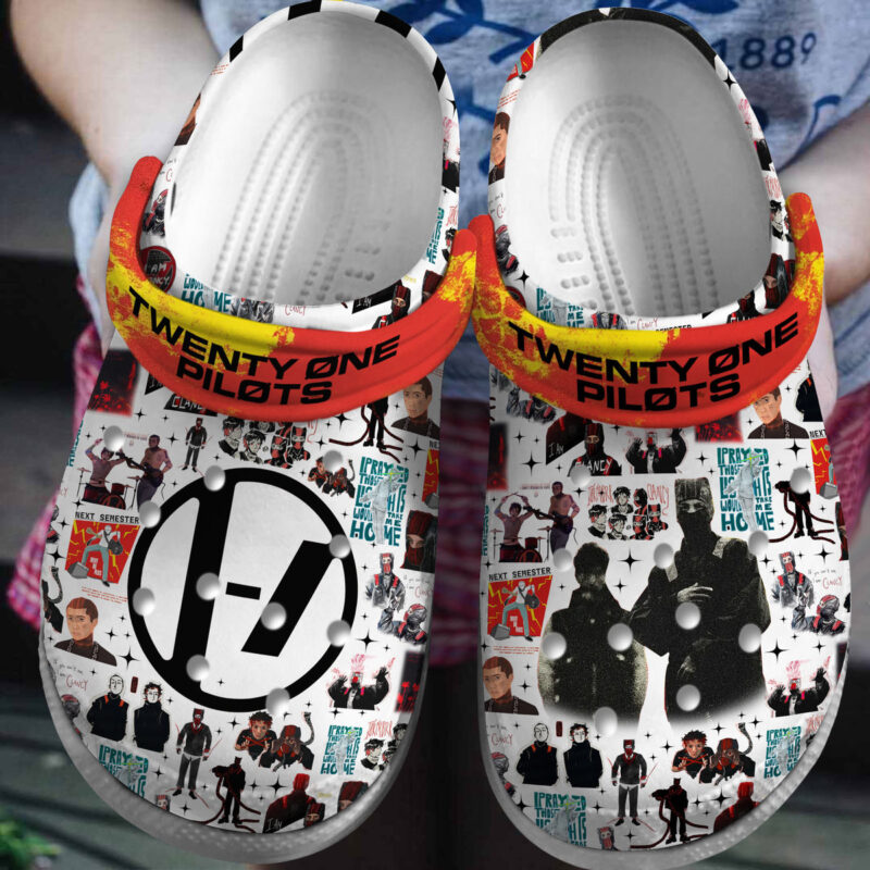 Twenty One Pilots Music Clogs Shoes V9