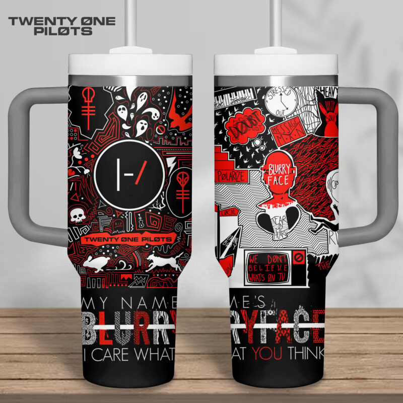 Twenty One Pilots Custom V3 - Tumbler 40 Oz