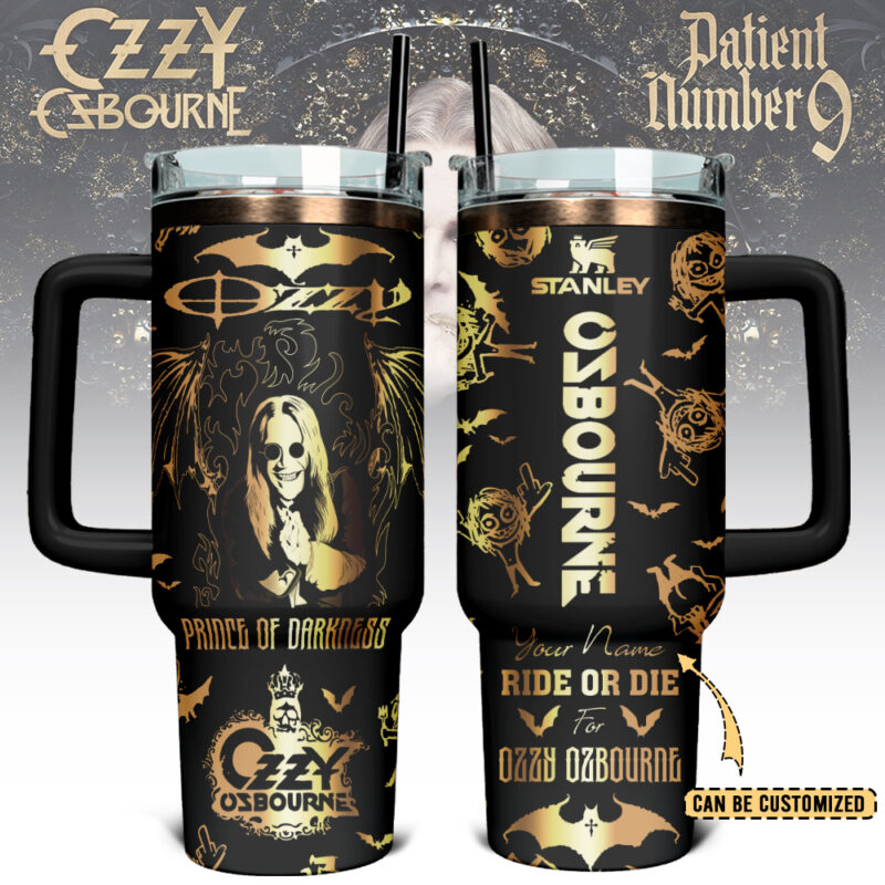 Ozzy Osbourne Custom Cup 40 oz Tumbler V1 - Tourlaxy