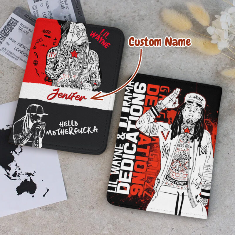 Custom Lil Wayne Passport Cover ? Fan Edition Travel Accessory