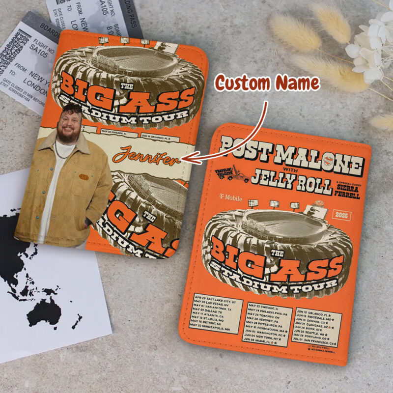 Custom Jelly Roll Passport Cover ? Fan Edition Travel Accessory