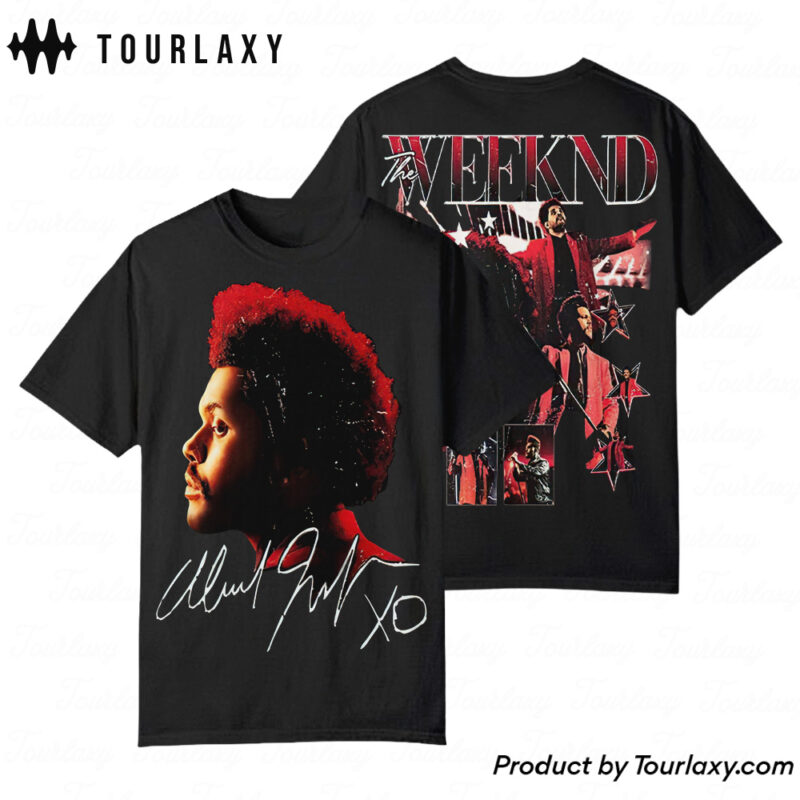 XO V8 - The Weeknd Hurry Up Tomorrow Tour T Shirt