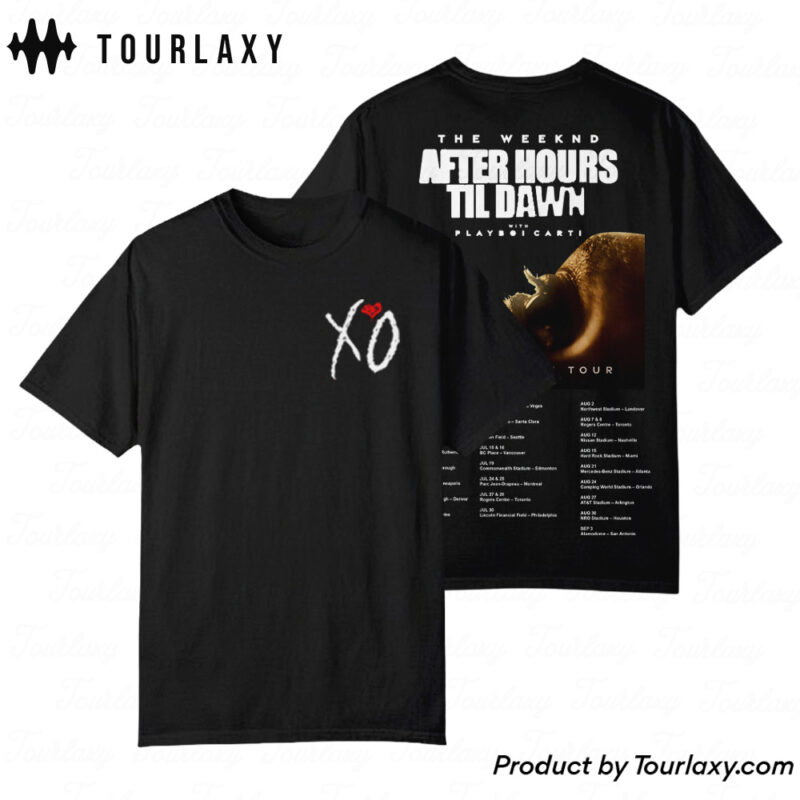 XO V3 - The Weeknd Hurry Up Tomorrow Tour T Shirt