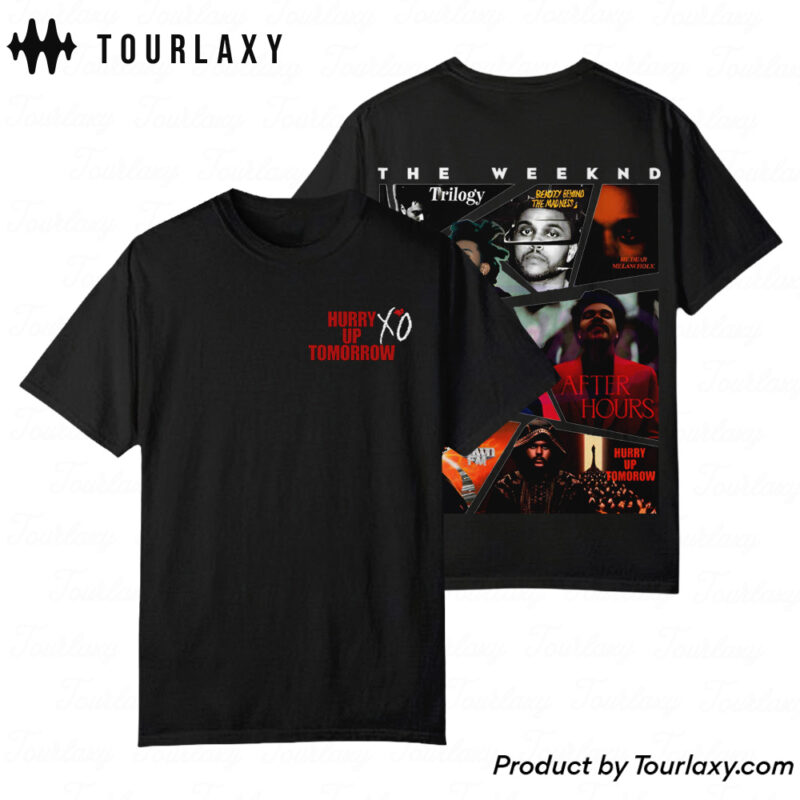 XO V1 - The Weeknd Hurry Up Tomorrow Tour T Shirt