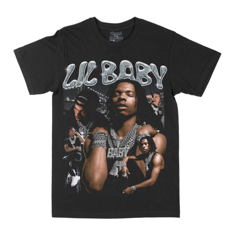 Lil Baby Chains Graphic Tee, Rap T-shirt, Hip-hop Style