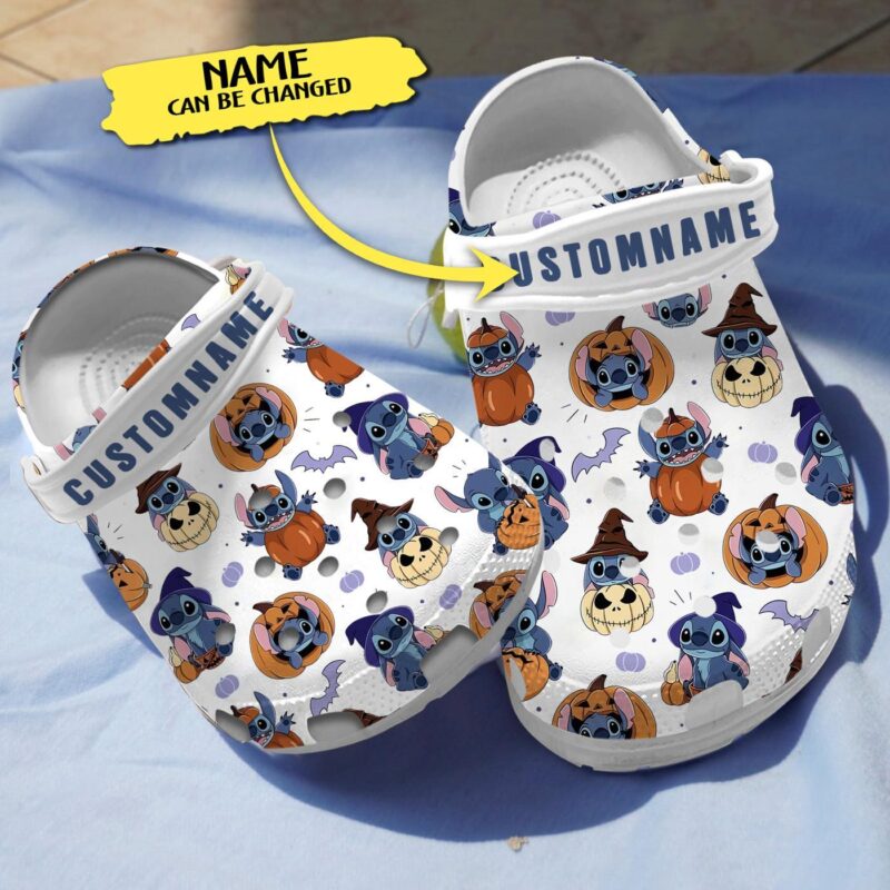 Stitch Cartoon Crocband Clogs Shoes V13 - Tourlaxy