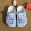 Lilo Stitch Angel And Stitch Couple Crocband Clogs - Tourlaxy