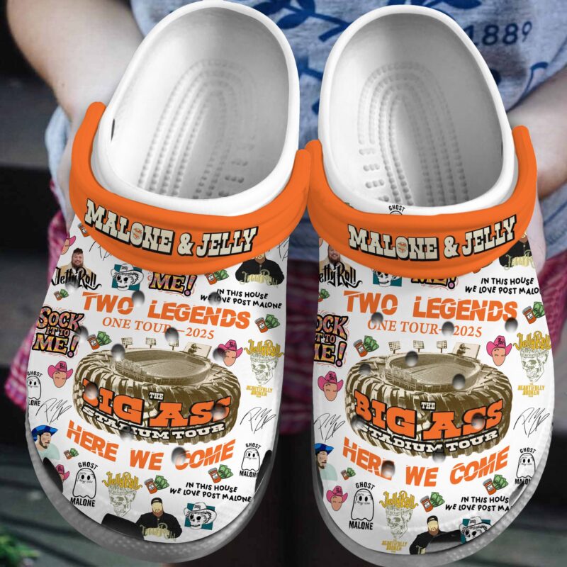 Post Malone X Jelly Roll Music Clogs Shoes