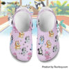 Pink - Bluey Cartoon Clogs Tourlaxy