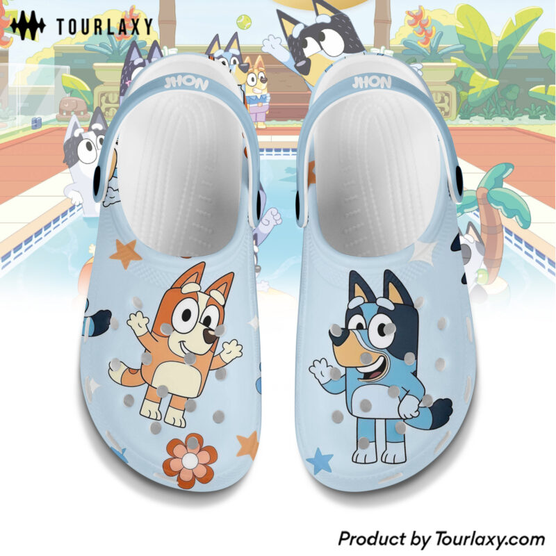 Couple - Bluey Cartoon Clogs Tourlaxy