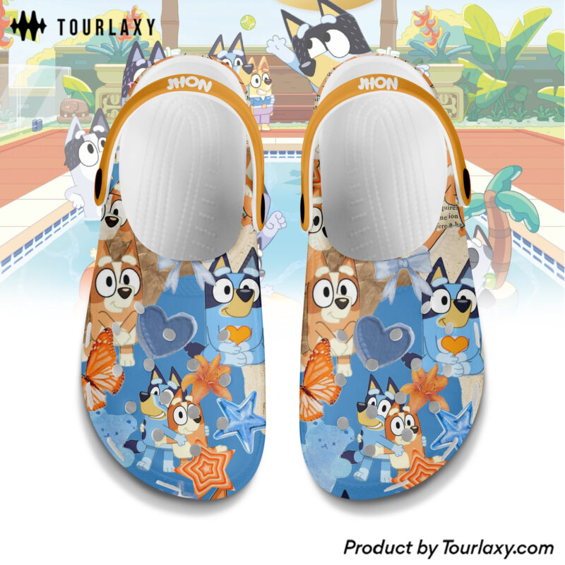 Bingo - Bluey Cartoon Clogs Tourlaxy