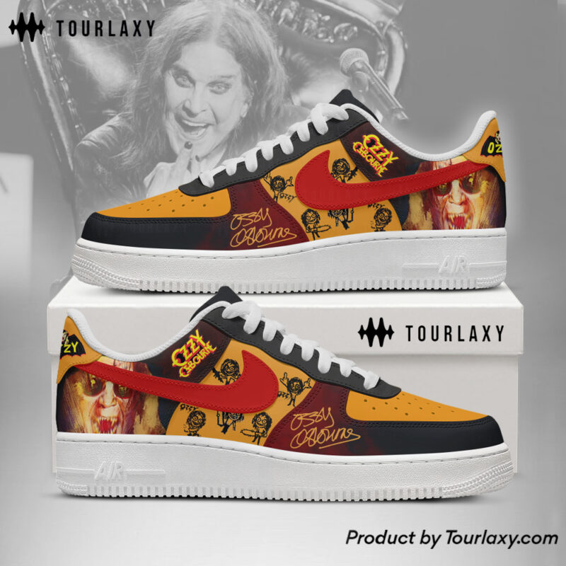 RIP - Ozzy Osbourne AF1 Shoes