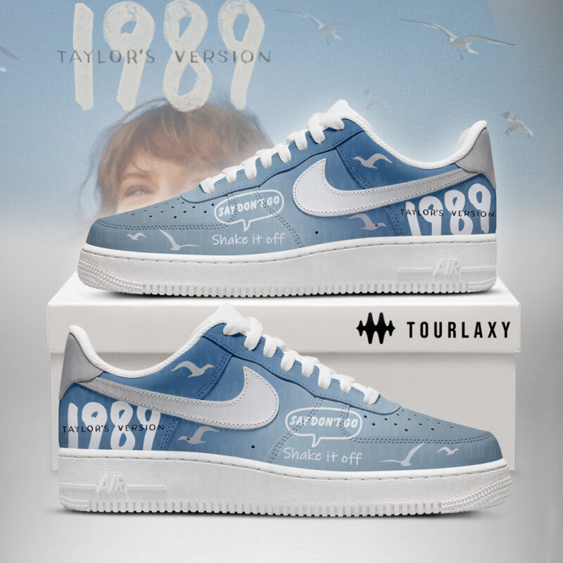 Blue - Taylor Swift Albums AF1 Shoes