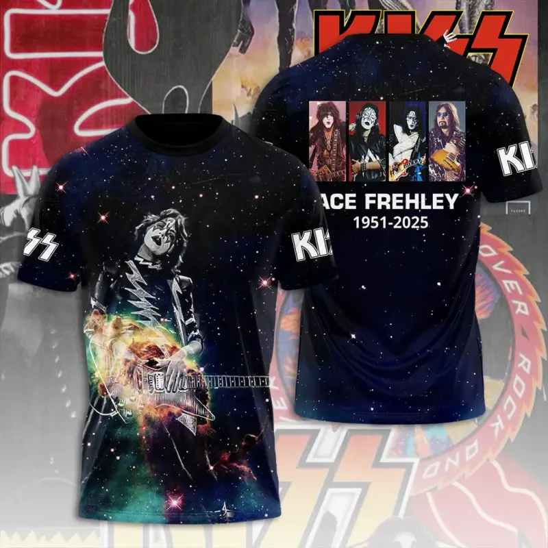 KISS x Ace Frehley 3D Shirt V27