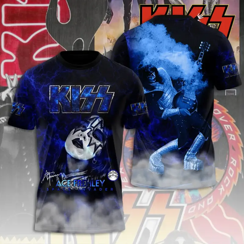 KISS x Ace Frehley 3D Shirt V32
