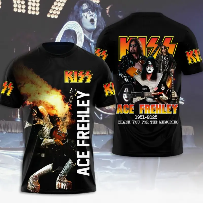 KISS x Ace Frehley 3D Shirt V25