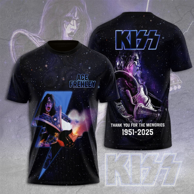 KISS x Ace Frehley 3D Shirt V30
