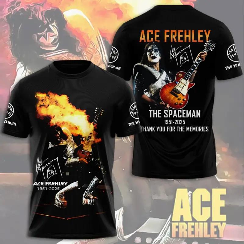 KISS x Ace Frehley 3D Shirt V19