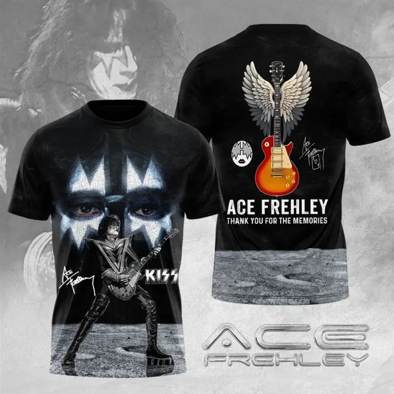 KISS x Ace Frehley 3D Apparel - NEW698