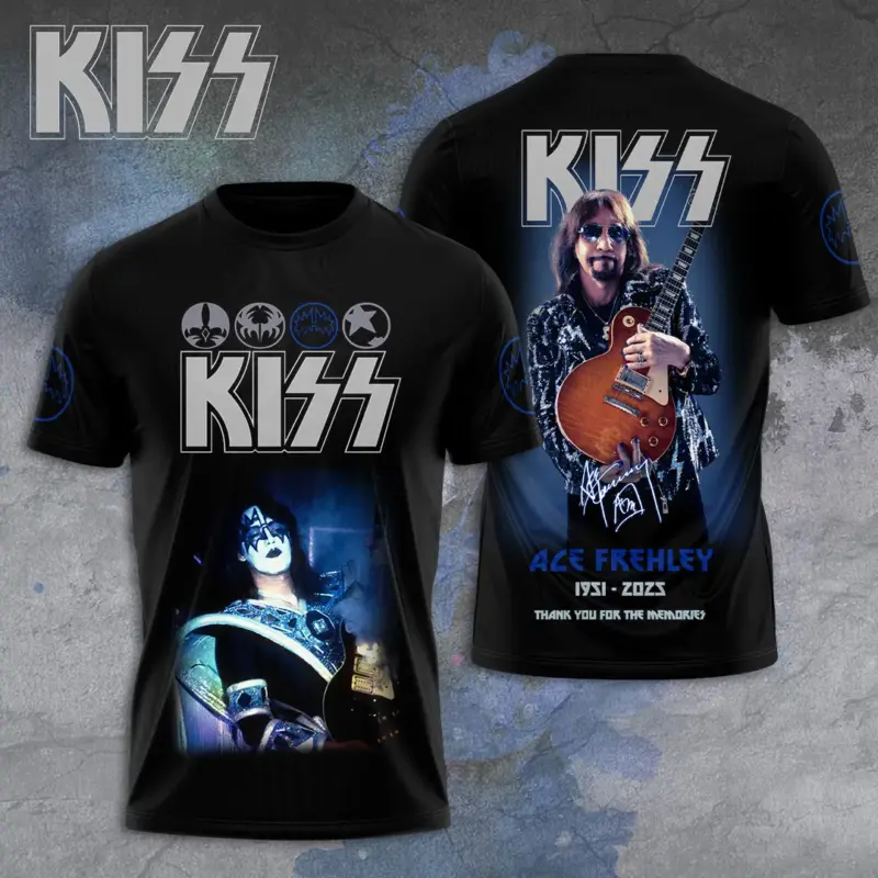 KISS x Ace Frehley 3D Shirt V12