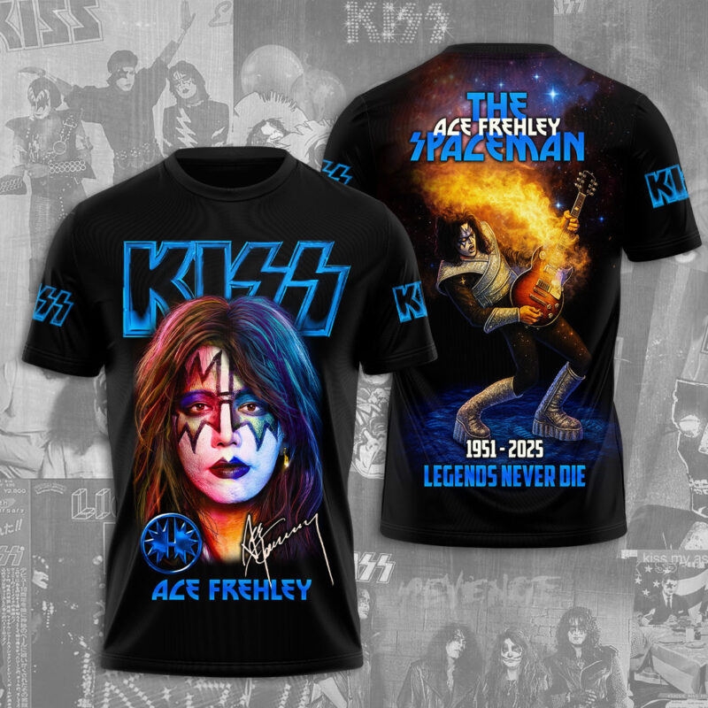 KISS x Ace Frehley 3D Shirt V29