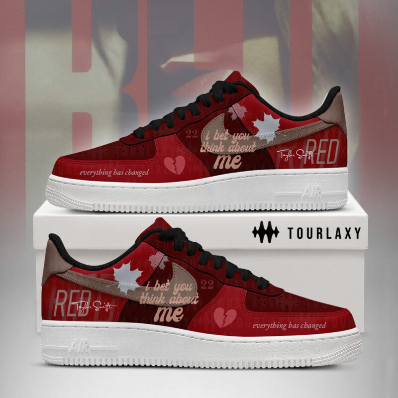 Red - Taylor Swift Albums AF1 Shoes