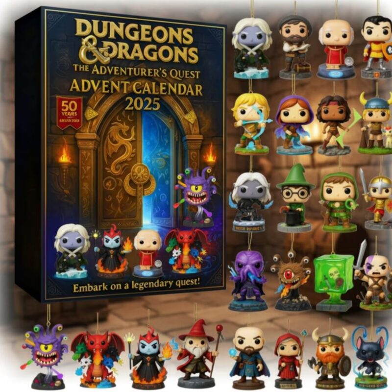 2025 Epic Quest Advent Calendar – 24 Day Countdown With Fantasy RPG Figures – Perfect Holiday Gift for Gamers