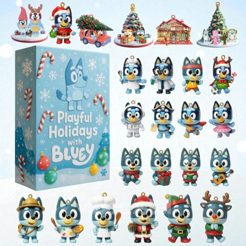 Bluey Playful Holidays with Bluey Advent Calendar 2025 -  Christmas Gift