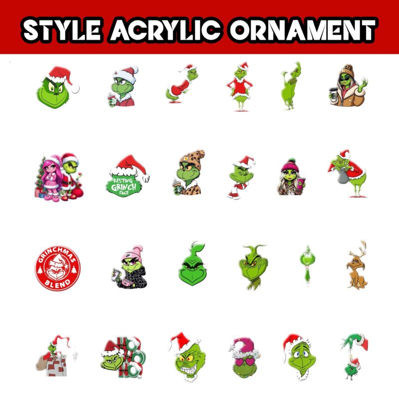 Grinch Christmas Advent Calendar 2025, 2D Ornament Surprises - Etsy