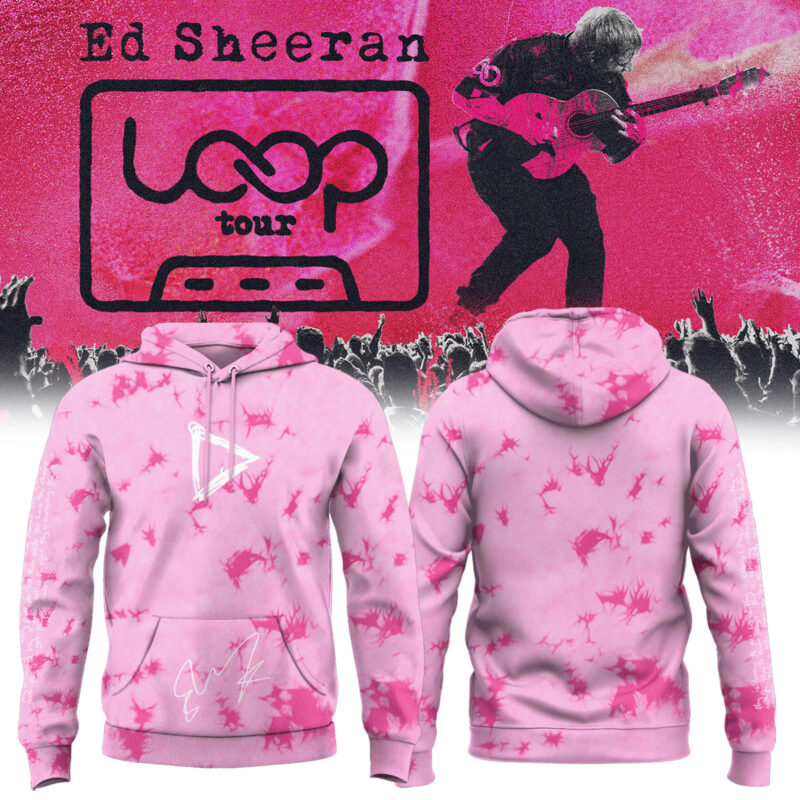 Ed Sheeran 2 - The Loop Tour Hoodie 3D Printed 2026