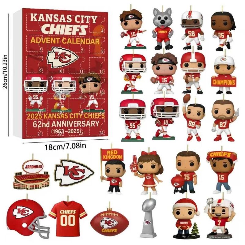 Kansas City CHIEFS Advent Calendar 2025 _ 24-Day Countdown