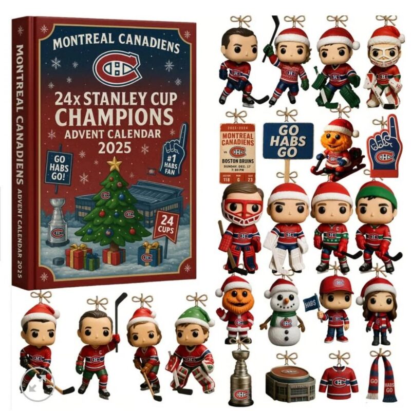 Montreal Canadiens Advent Calendar _ 24x Stanley Cup Collectibles