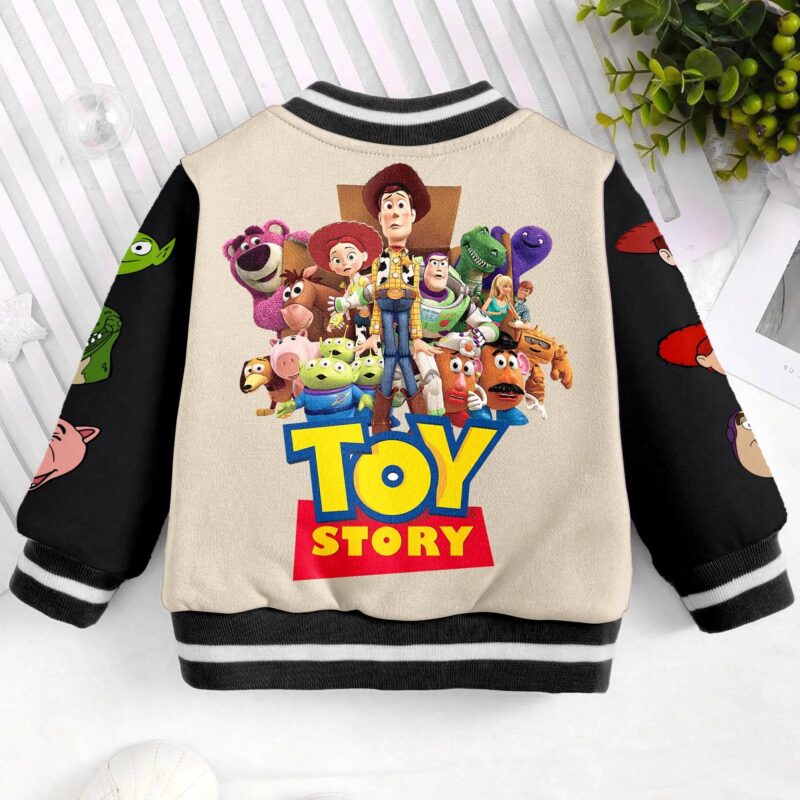 Toy Story Big Face on Sleeves Kids and Youth Baseball Jacket