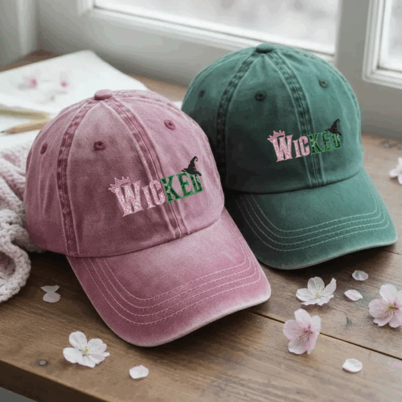 Christmas Change For Good Wicked Embroidered V2, Wicked Embroidered Baseball Cap