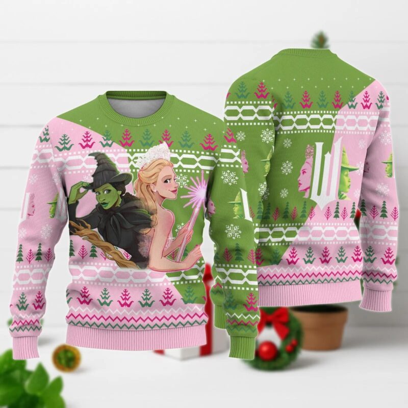 Wicked Musical Ugly Christmas Sweater, Wicked the Musical Sweater, Changed for Good Sweatshirt