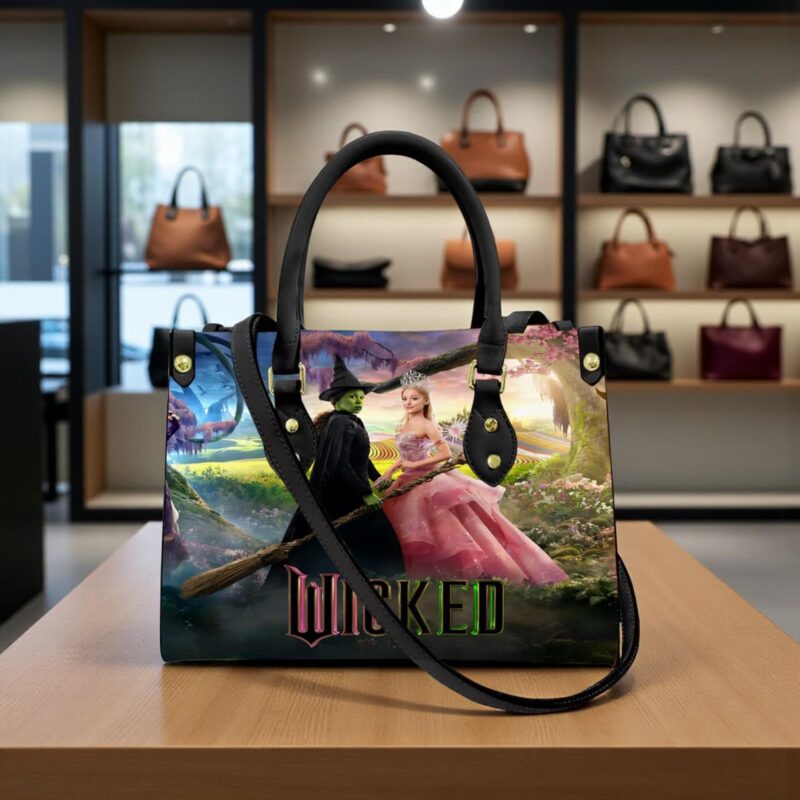 Christmas Change for Good Wicked Leather Bag, Elphaba and Glinda Bag for Women, Christmas Wicked Bag