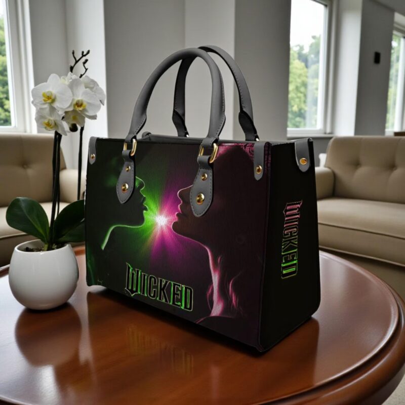 Wicked Leather Bag, Elphaba and Glinda Bag for Women, Christmas Wicked Bag, Gift for Her