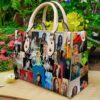 Billie Eilish Leather Hand Bag, Women Leather Hand Bag, Shoulder Bag, Crossbody Bag, Shopping Bag