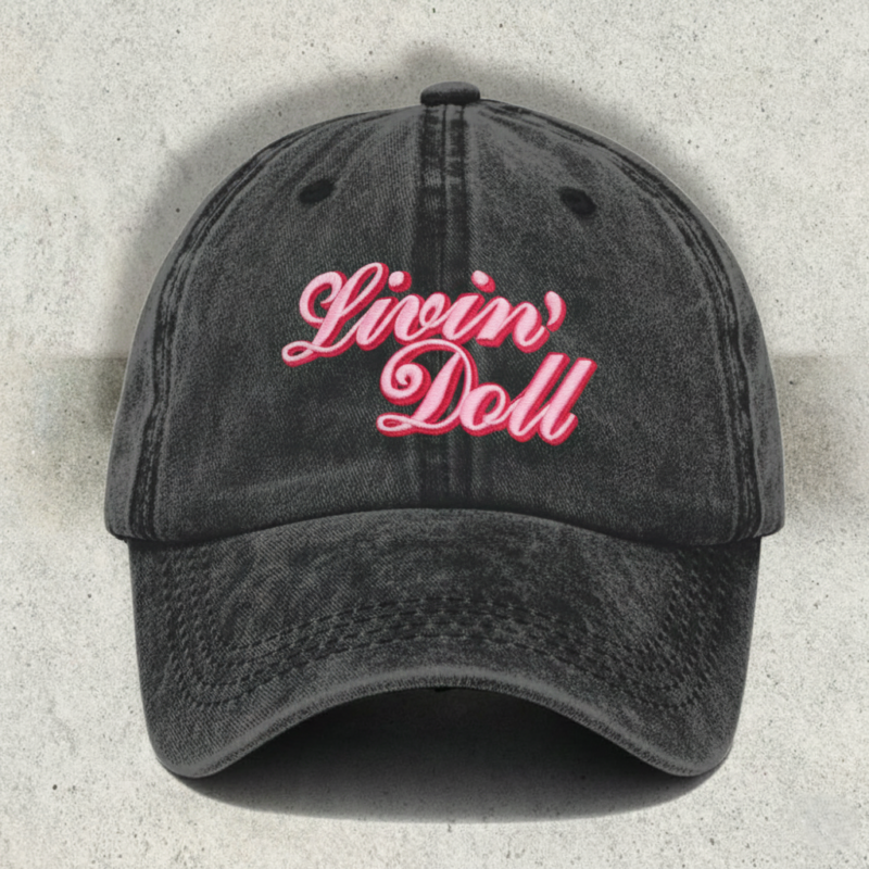 Livin' Doll - Sabrina Carpenter Embroidered Vintage Cap