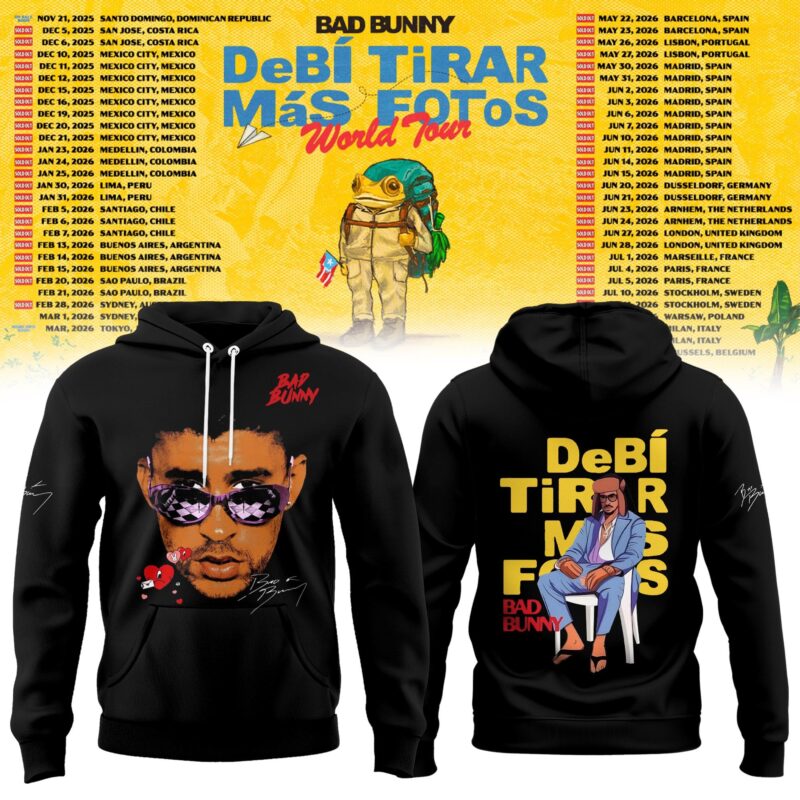 Debi 2 - Bad Bunny Tour 3D Shirt and Hoodie
