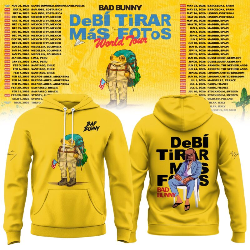 Frog - Bad Bunny Tour 3D Shirt and Hoodie