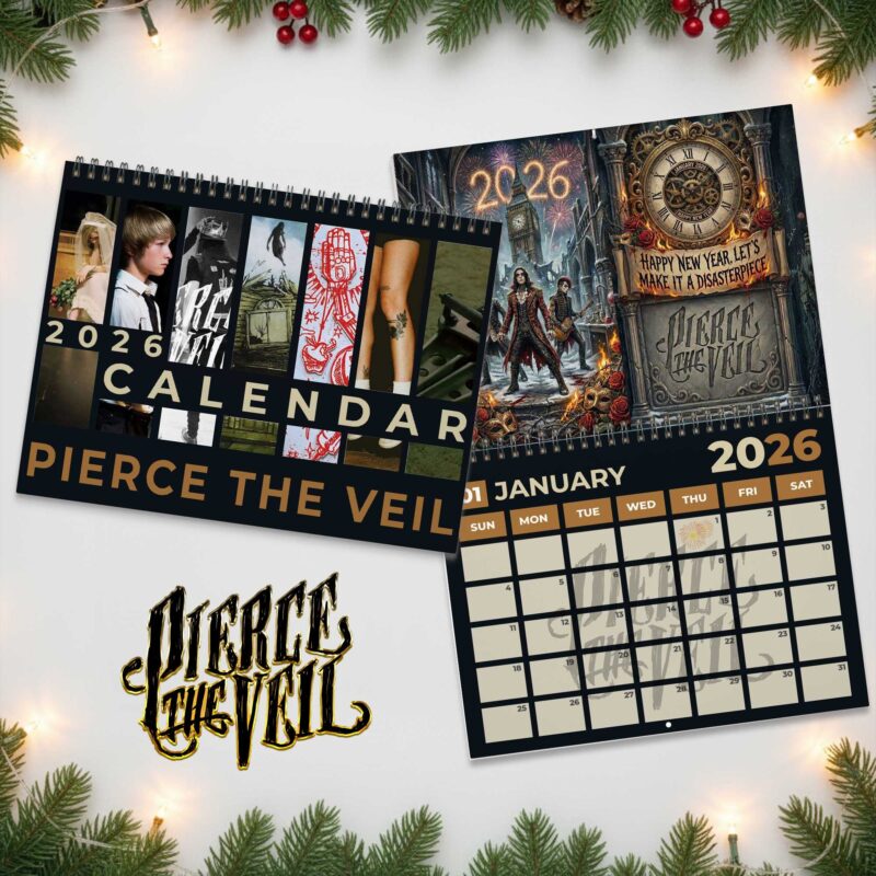 Pierce The Veil 2026 CALENDAR, New Year Gift