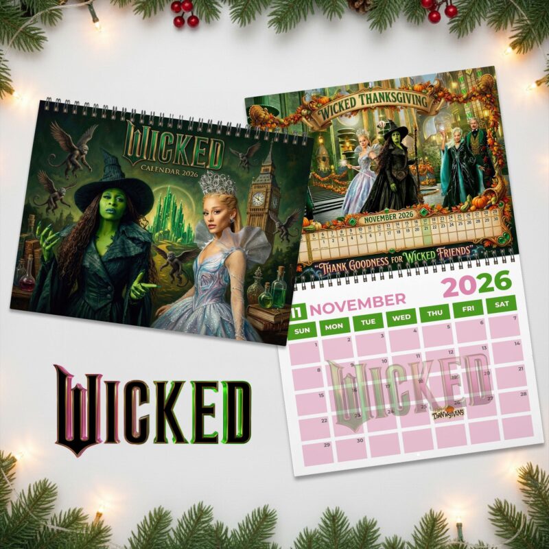 Wicked Glinda Movie - 2026 CALENDAR New Year Gift