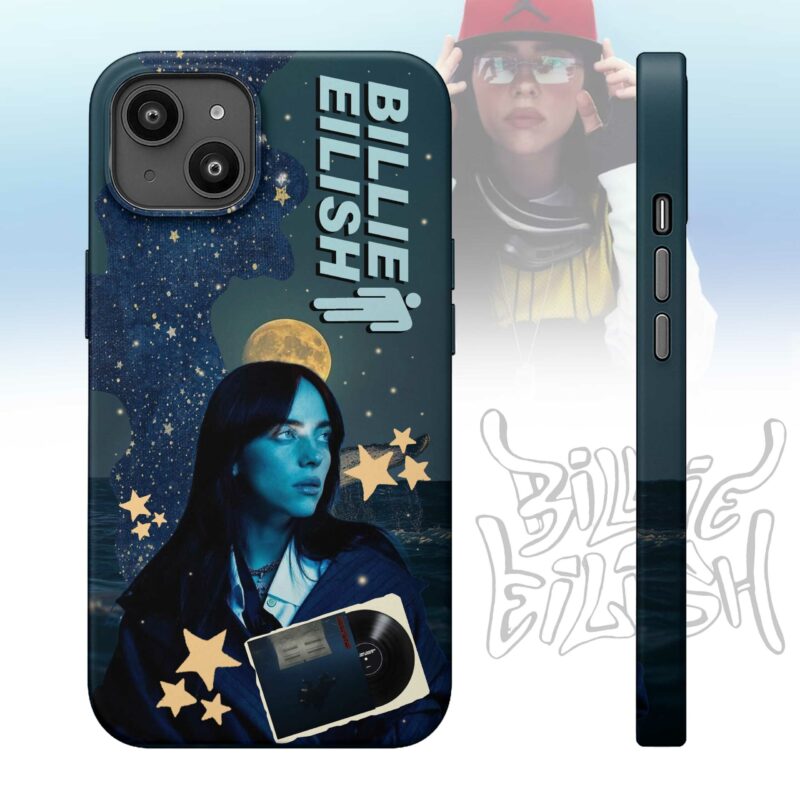 Blue Tough Phone Case - Billie eilish Exclusive Fan Gear