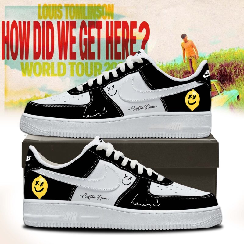 Louis Tomlinson How Did We Get Here? Tour AF1 Shoes 2
